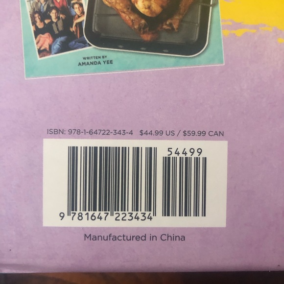 NEW FRIENDS TV Show Official Cookbook Gift Set - Blue and Yellow - Picture 3 of 8